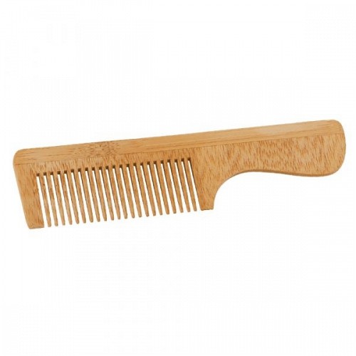 Bamboo Hair Comb with Handle