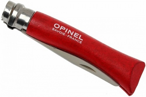 Opinel Children Rounded-tip Folding Knife - Red