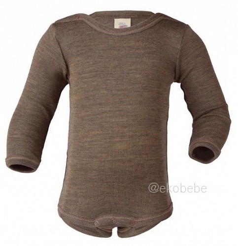 Body Long Sleeves with Studs Wool/Silk