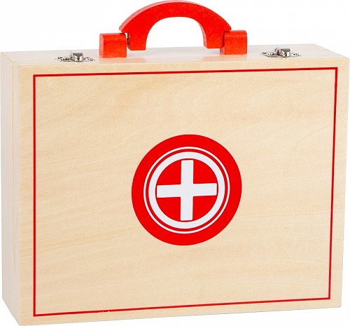 Wooden Doctor Suitcase Set