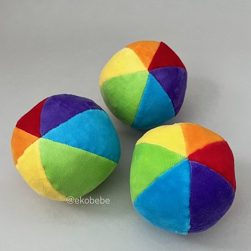 Montessori Soft Ball with a Rattle