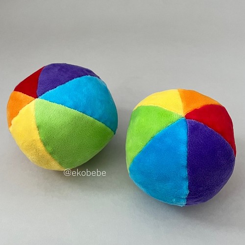 Montessori Soft Ball with a Rattle