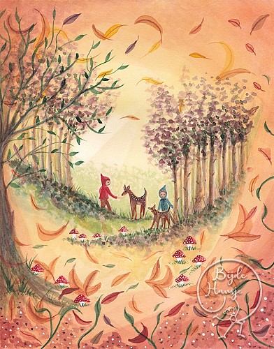 Postcard Waldorf - Autumn