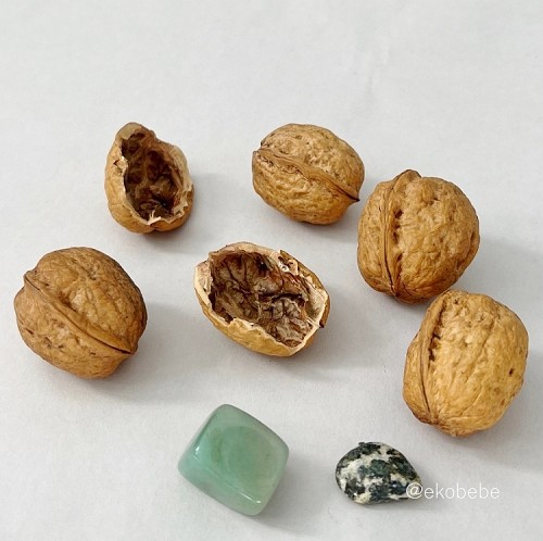 Fortune Walnuts with Gemstone Minerals