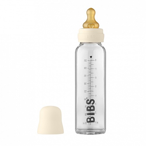 BIBS Baby Glass Bottle 225 ml – Ivory
