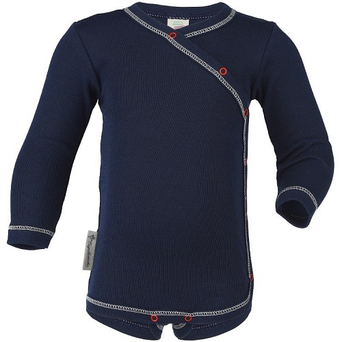 Engel NEW BORN Body Long Sleeved with Press Studs - Navy Blue