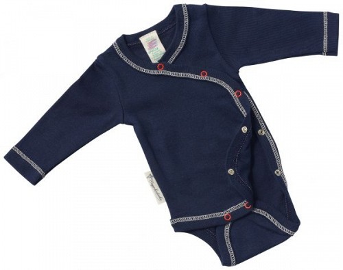 Engel NEW BORN Body Long Sleeved with Press Studs - Navy Blue