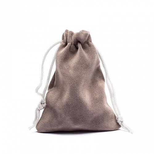 Velvet Bag 9x7cm - Grey