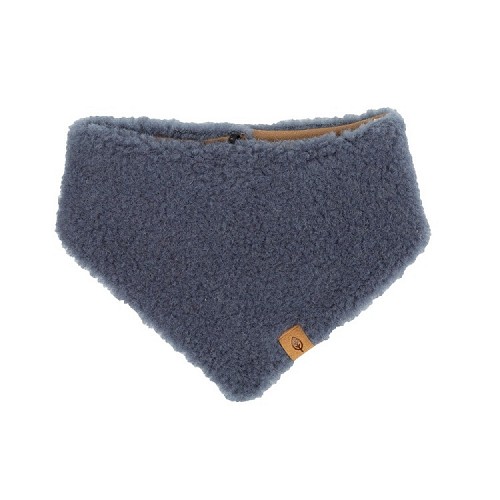 Wool Plush Fabric Baby Scarf - Blue
