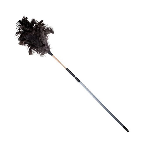 Ostrich Feather Duster with Removable Telescopic Handle