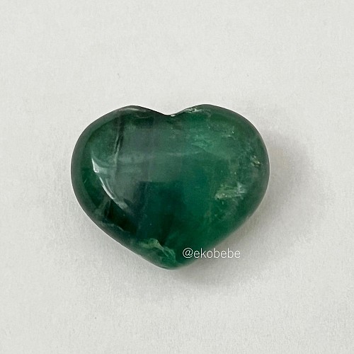 Fluorite Heart - Worry Stone