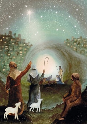 Postcard Waldorf - Star of Bethlehem