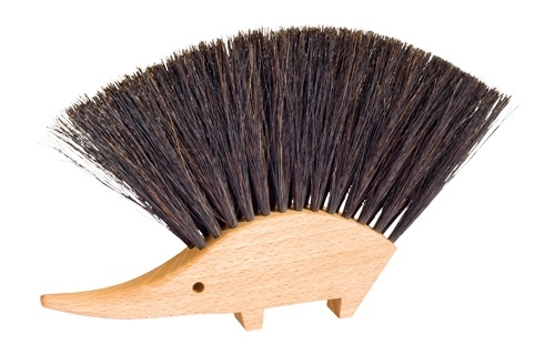 Table Brush Hedgehog - Natural Horsehair