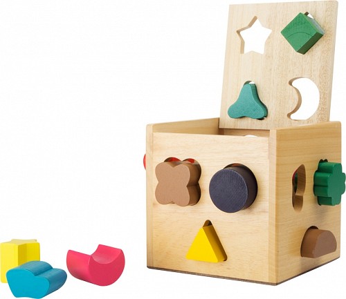 Montessori Materials - Shape Fitting Cube