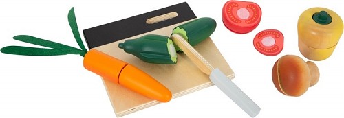Children Wooden Cuttable Vegetable Set