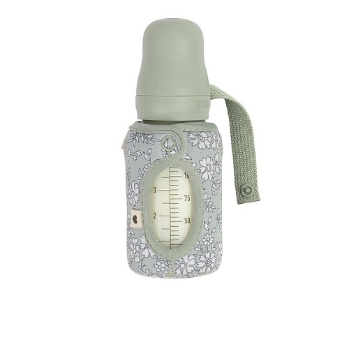 BIBS X Liberty Sleeve for Baby Bottle Small 110ml - Capel Sage