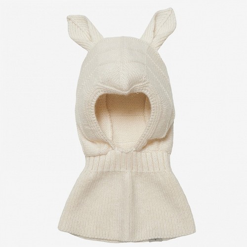 Balaclava with Ears Cashmere - Natural