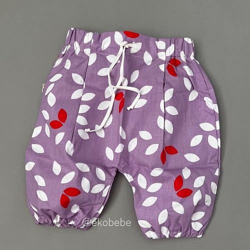 Cotton Half Length Pants RELAX for Children - Lilac