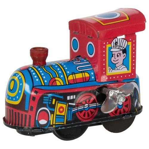 Vintage Locomotiv Tin Toy Wind Up