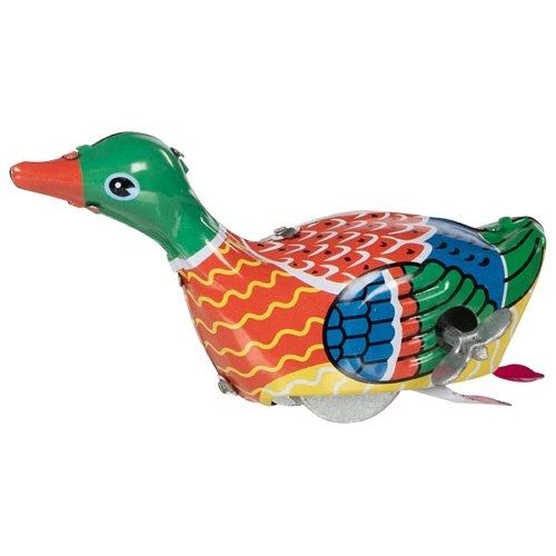 Vintage Duck Tin Toy Wind Up