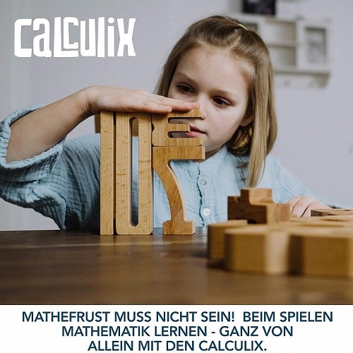 Calculix Ciparu Klucīši - Montessori Pedagoģiskā Rotaļlieta