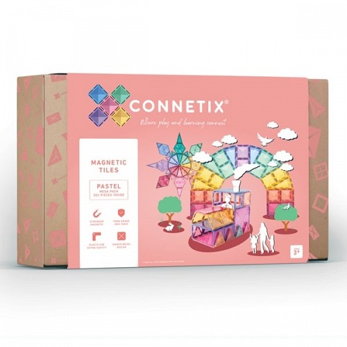 Connetix Magnētiskie Klucīši - Pastel MEGA Pack 212 pc