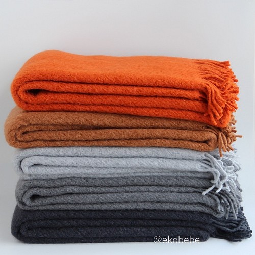 Lambswool Mohair Plaid Fringes - Various colors