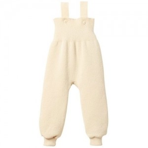 Disana Knitted Wool Trousers - Natural