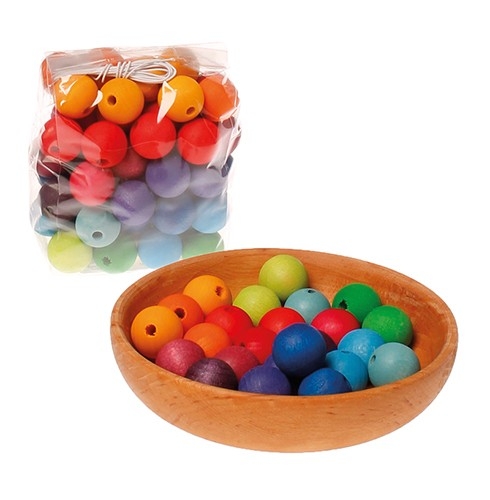 Grimms 60 Wooden Beads