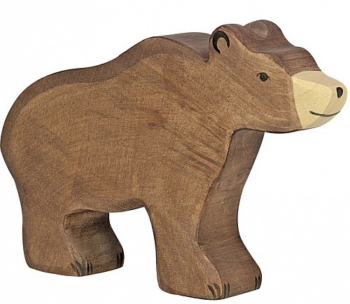 Holztiger koka figūriņa brūnais lācis