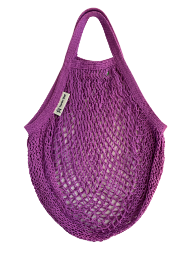 Turtle Bags - Organic Cotton String Bag Purple