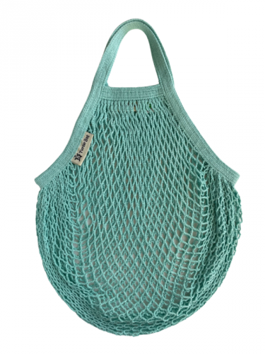 Turtle Bags - Organic Cotton String Bag Aqua