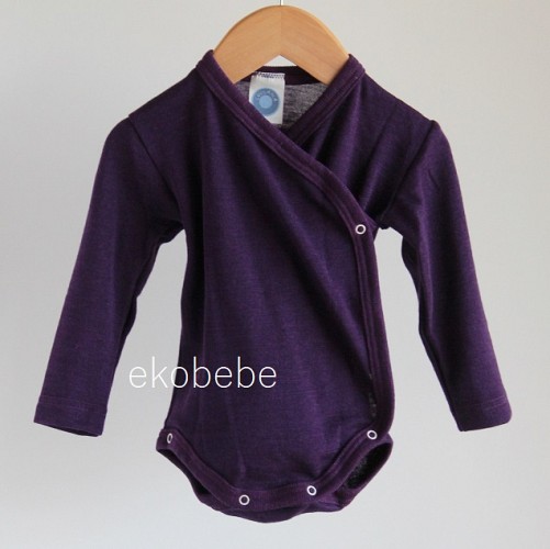 Cosilana Wrap Around Baby Body Wool Silk - Purple