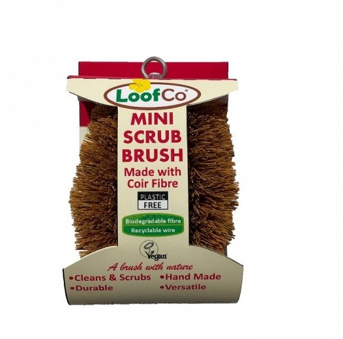 Natural Mini Scrub Brush Vegan