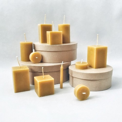 Beeswax Birthday Candles 12