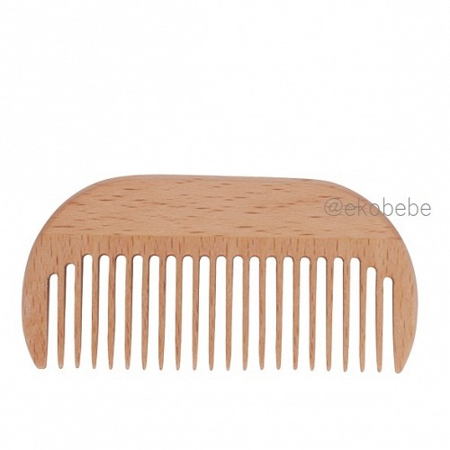 Wooden Hair Comb Children 9 cm - Olive Wood