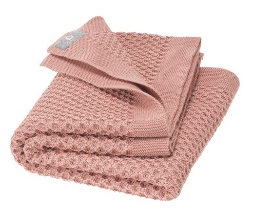 NEW Disana Wool Baby Blanket Honeycomb - Rose