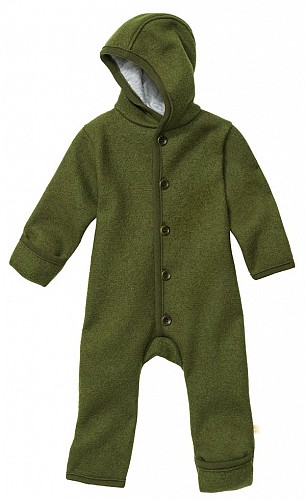 Disana Boiled Wool Overall - Olive