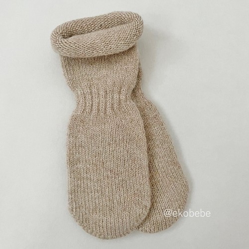 Cashmere Wool Baby and Children Socks - Sand