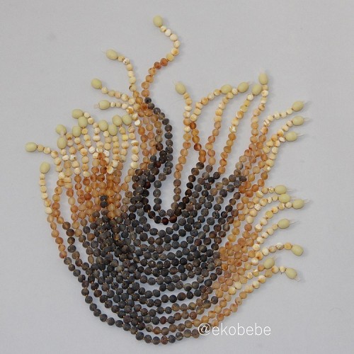 Baltic Amber Teething Necklace 32cm - Raw Ekobebe