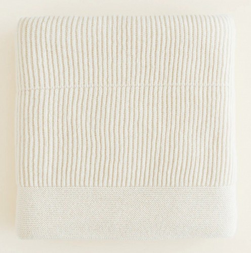 HVID Merino Woollen Blanket Gaston 100 x 140 cm - Off White