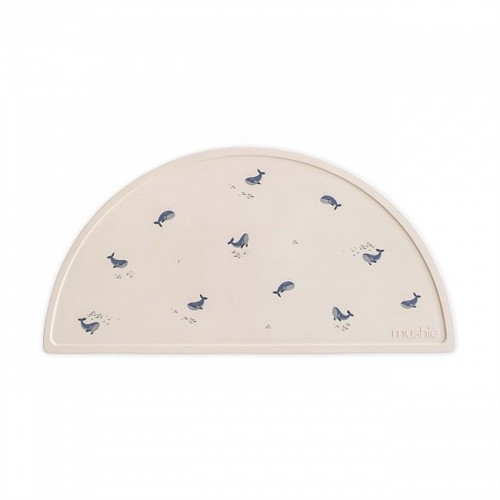 Mushie Silicone Place Mat - Whales