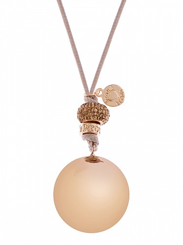 Baby Bell Necklace Bola Rose Gold BLING 20mm