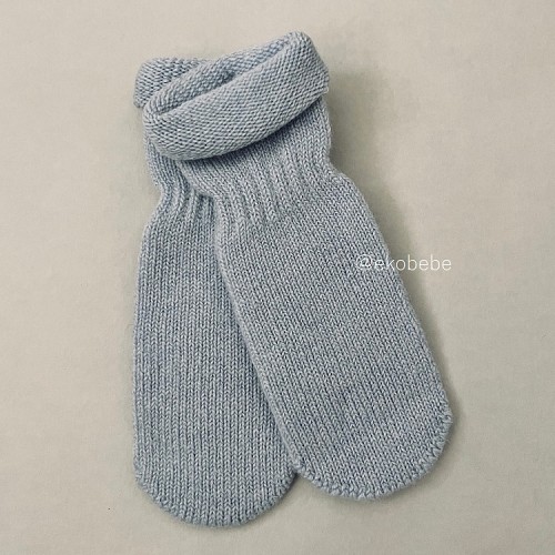 Cashmere Wool Baby and Children Socks - Beau Blue