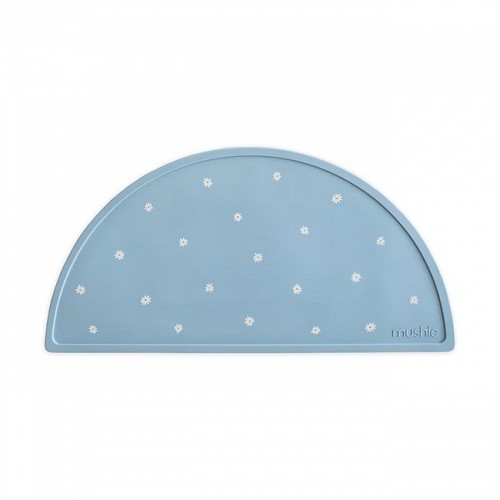 Mushie Silicone Place Mat - White Daisy