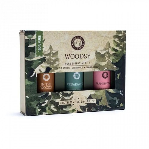 Essential Oil Aromatherapy Set - Woodsy