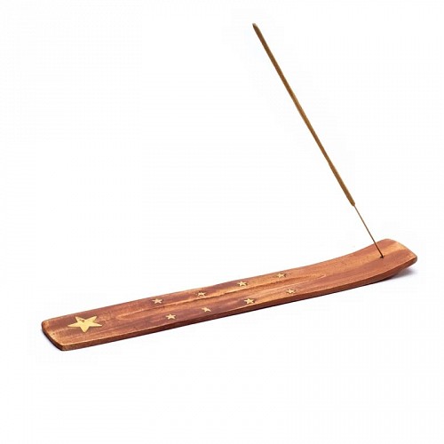 Wooden Incense Stick Holder - STAR
