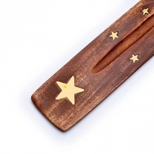Wooden Incense Stick Holder - STAR