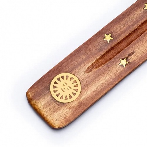 Wooden Incense Stick Holder - SUN