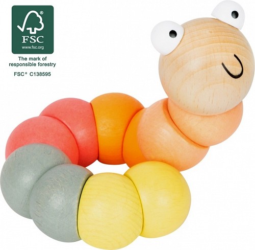 Wooden Baby Motor Activity Toy Lotte